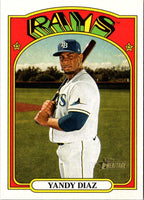 2021 Topps Heritage Red Yandy Diaz #84