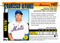 2021 Bowman Heritage Francisco Alvarez #143