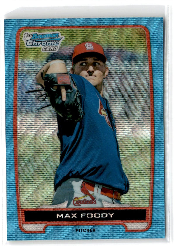 2012 Bowman Draft Picks & Prospects Chrome Max Foody #BDPP87