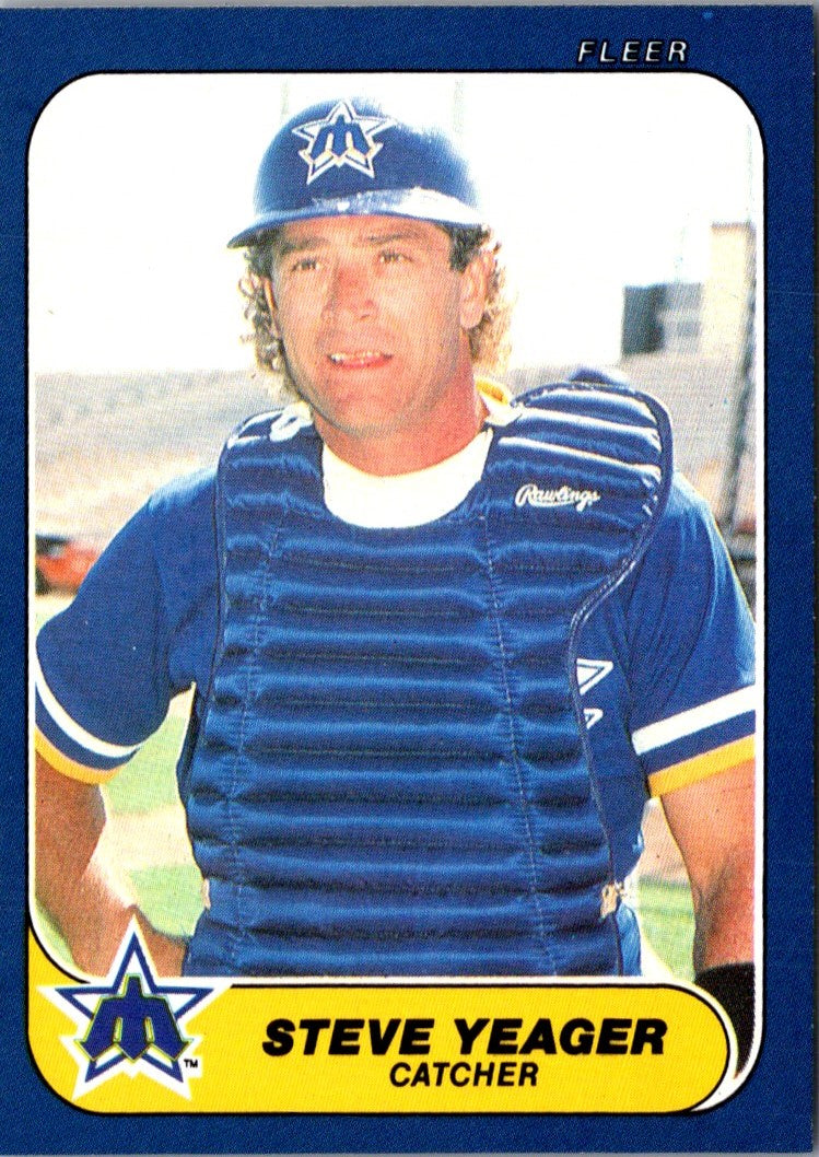 1986 Fleer Update Steve Yeager