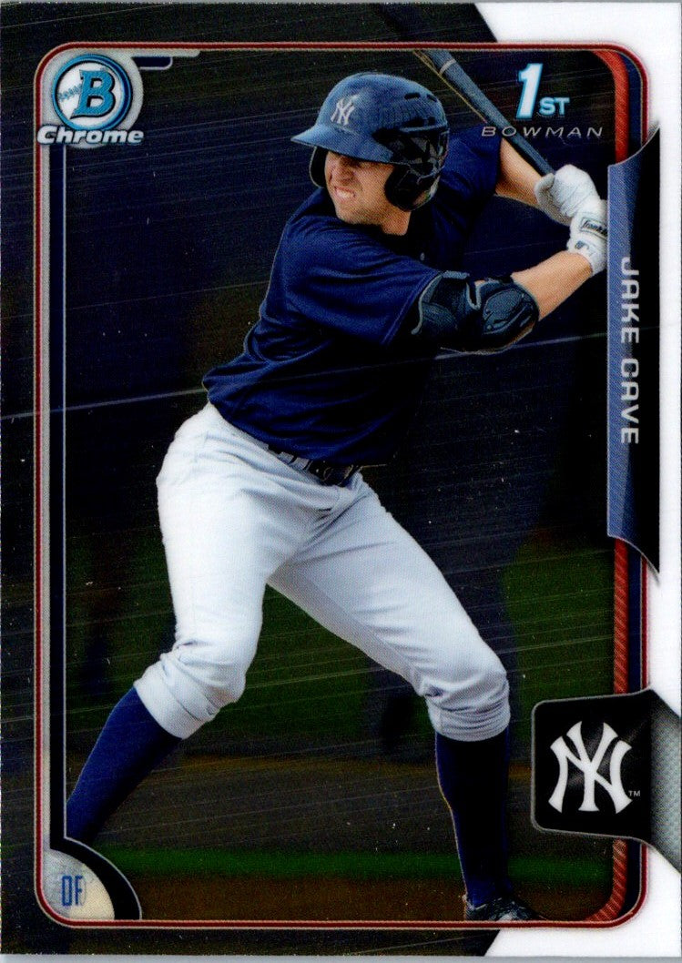 2015 Bowman Chrome Prospects Jake Cave