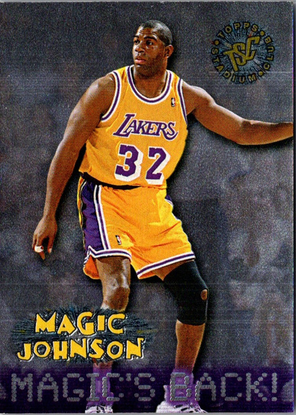 1996 Topps Stars Reprints Larry Bird/Julius Erving/Magic Johnson #8