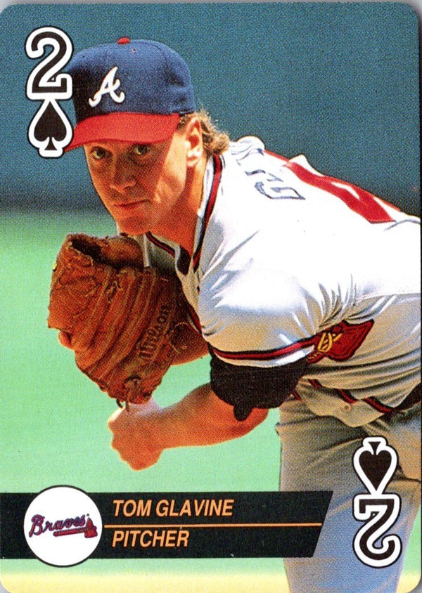 1993 Bicycle Aces Tom Glavine #2S