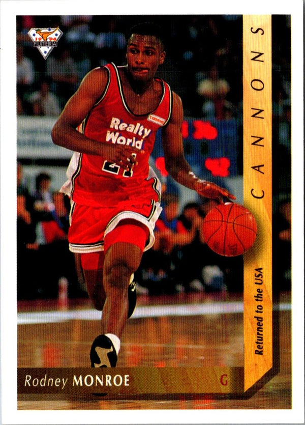 1994 Australian Futera NBL Rodney Monroe #14