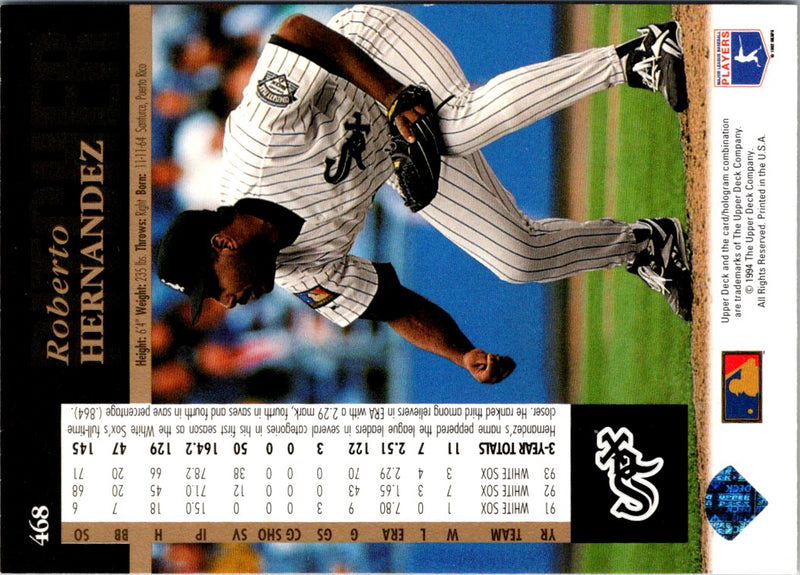 1994 Upper Deck Electric Diamond Roberto Hernandez