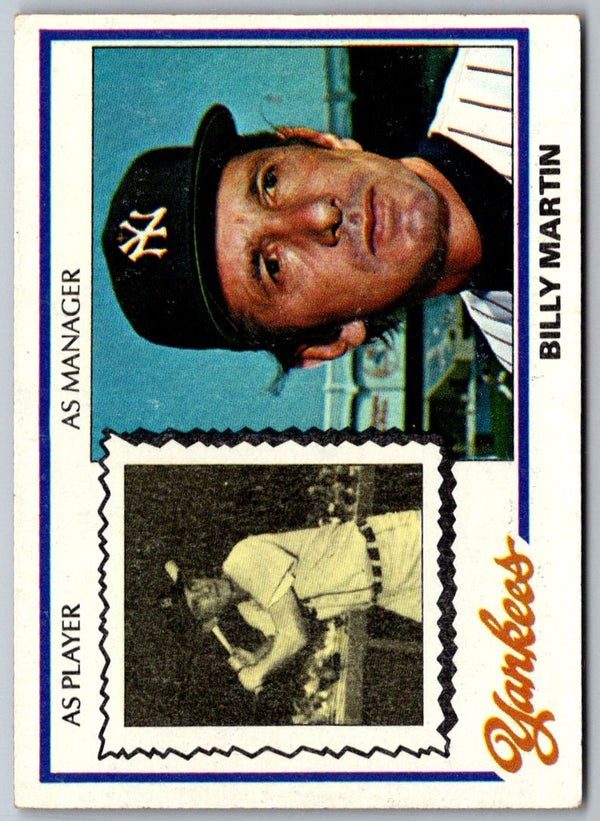 1978 Topps Billy Martin #721