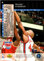 1993 Upper Deck Special Edition Electric Court Derrick Coleman #44