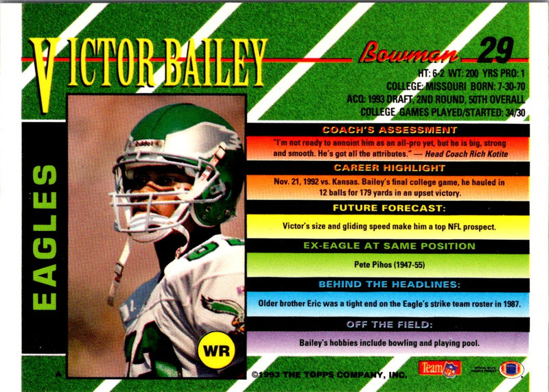 1993 Bowman Victor Bailey