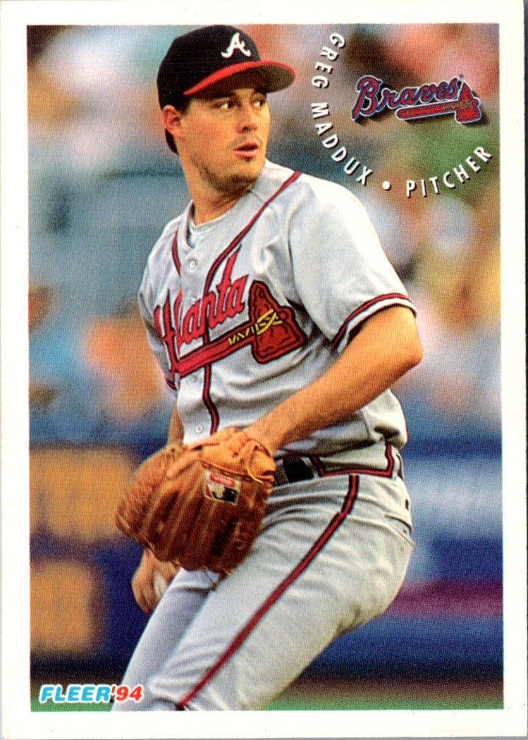 1994 Fleer Sunoco Greg Maddux