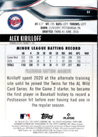 2021 Bowman Platinum Alex Kirilloff #64 Rookie