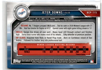 2019 Bowman Chrome Prospects Jeter Downs #BCP-115