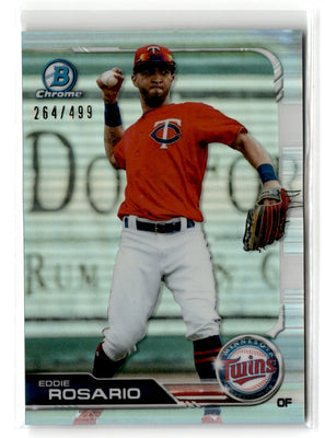 2019 Bowman Chrome Refractor Eddie Rosario #18 264/499