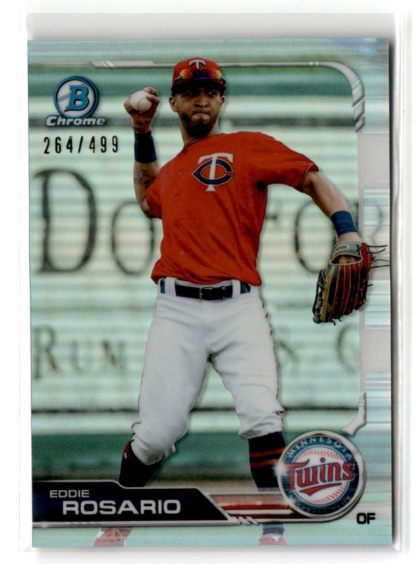 2019 Bowman Chrome Refractor Eddie Rosario #18 264/499