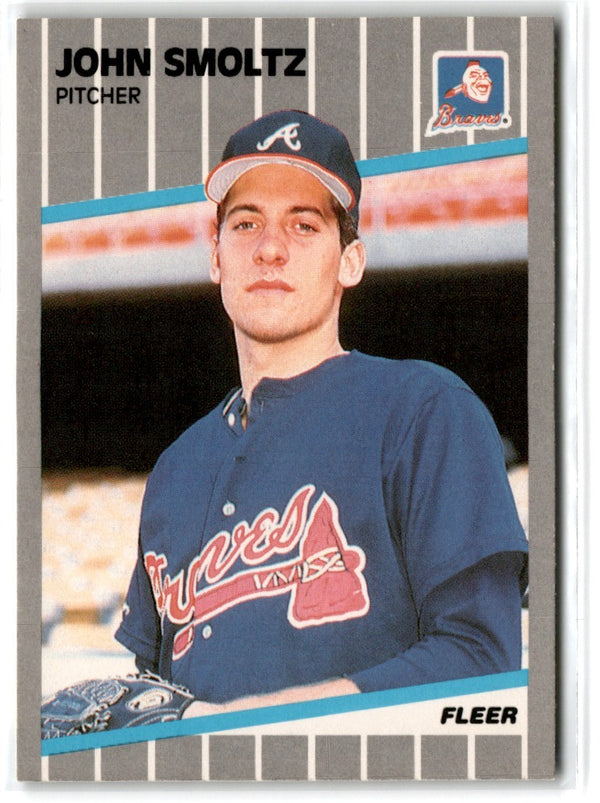 1989 Fleer Glossy John Smoltz #602