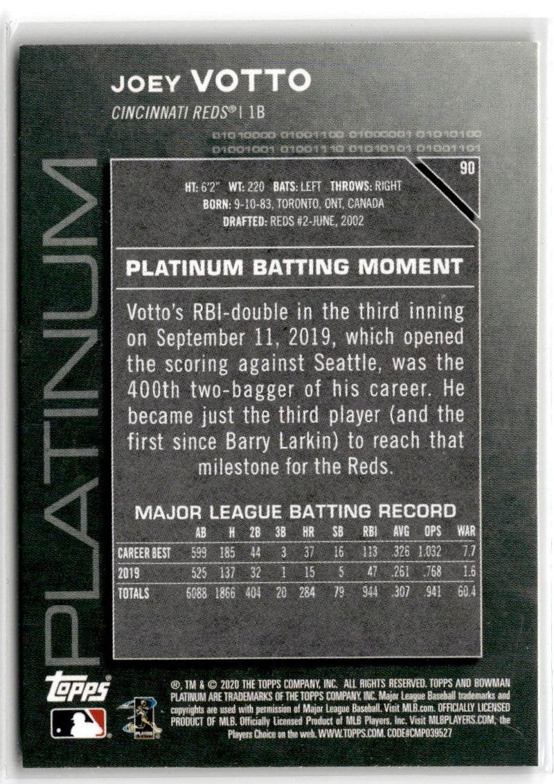 2020 Bowman Platinum Joey Votto