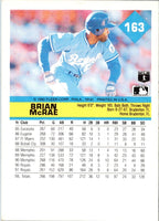 1992 Fleer Brian McRae #163