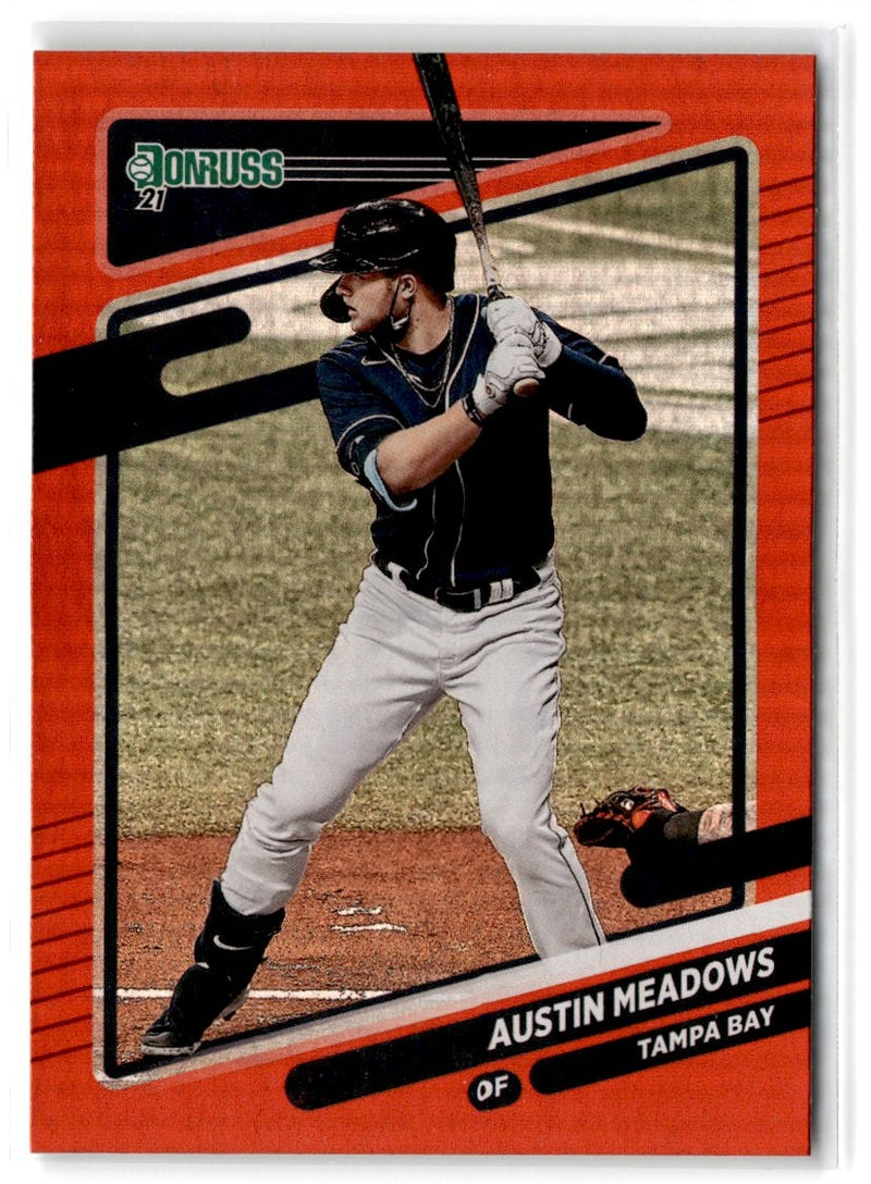 2021 Donruss Holo Red Austin Meadows