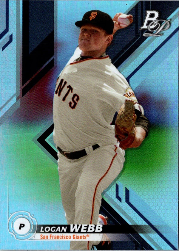 2019 Bowman Platinum Top Prospects Logan Webb #TOP-30