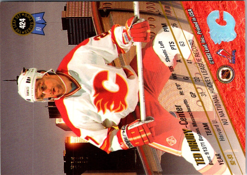 1993 Leaf Ted Drury