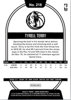 2020 Hoops Blue Tyrell Terry #218