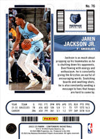 2022 Panini Contenders Season Ticket Jaren Jackson Jr. #76