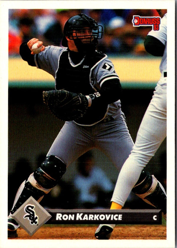 1993 Donruss Ron Karkovice #331