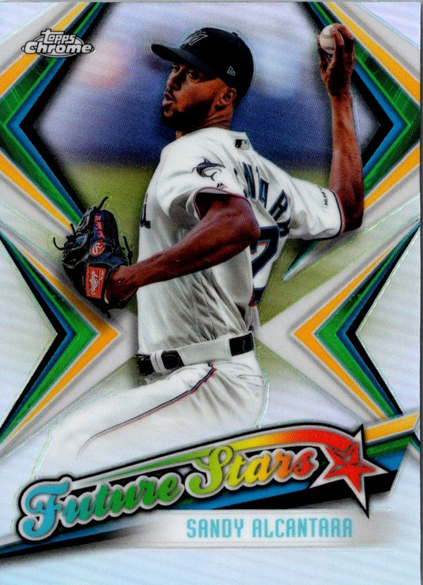 2019 Topps Chrome Future Stars Sandy Alcantara #FS-11