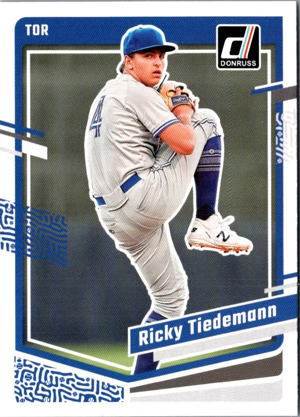 2023 Donruss Holo Blue Ricky Tiedemann #119