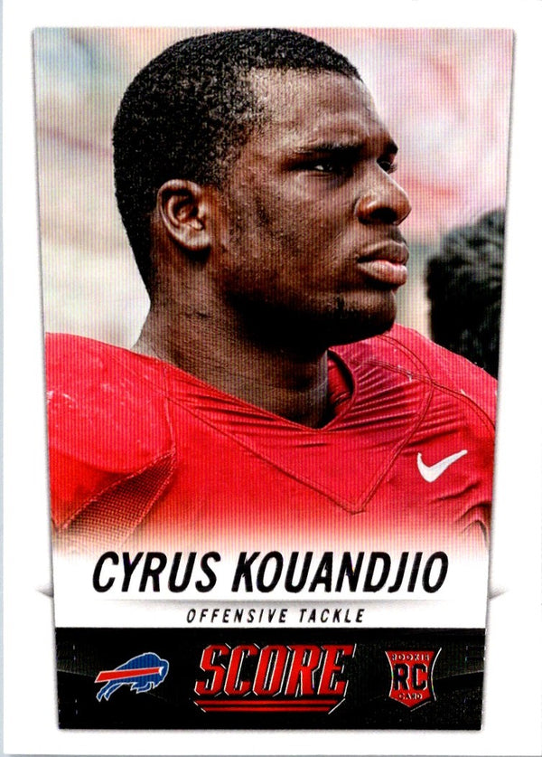 2014 Score Cyrus Kouandjio #356 Rookie