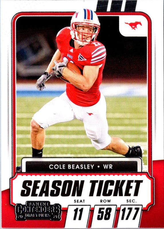 2021 Panini Contenders Draft Picks Game Ticket Red Cole Beasley #94