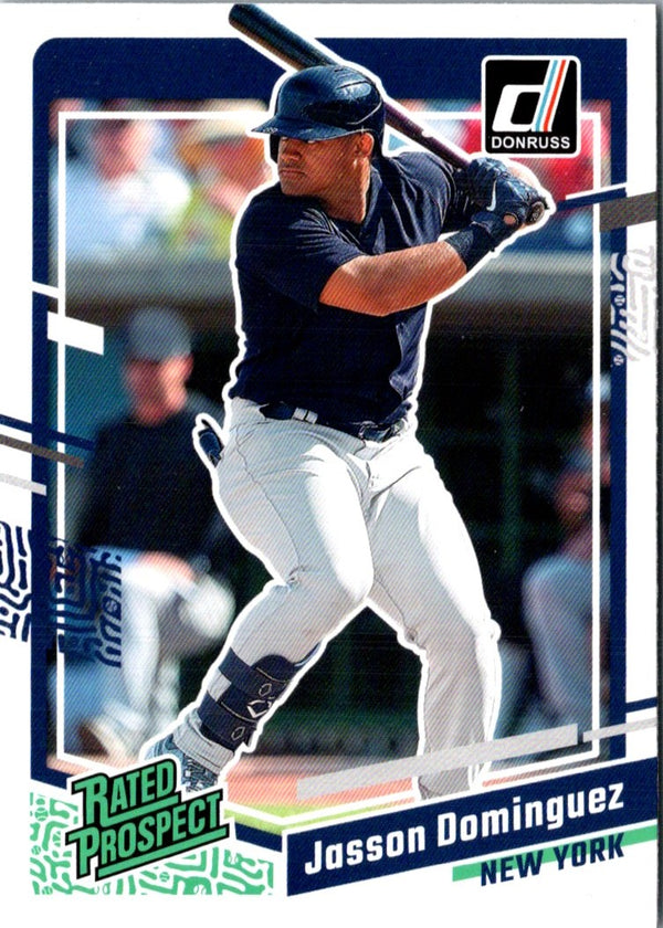 2023 Donruss Holo Blue Jasson Dominguez #89