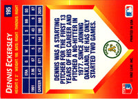 1992 Triple Play Dennis Eckersley #195