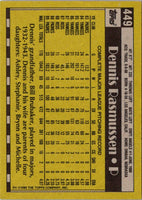 1990 Topps Dennis Rasmussen #449