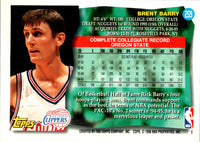1995 Topps Brent Barry #259 Rookie