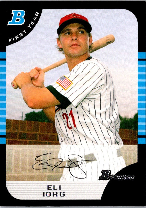 2005 Bowman Draft Picks & Prospects Eli Iorg #BDP58 Rookie
