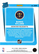 2021 Donruss Rated Rookies Bones Hyland