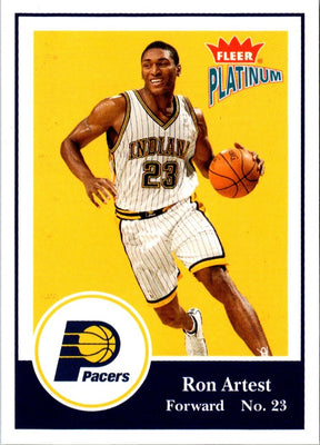 2003 Fleer Platinum Ron Artest #114