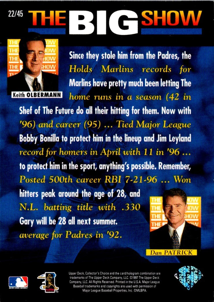 1998 Metal Universe Bobby Bonilla