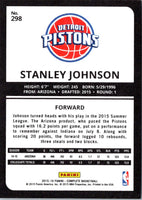 2015 Panini Complete Stanley Johnson #298 Rookie