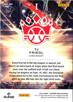 2022 Panini Diamond Kings Red Frame TJ Friedl #83