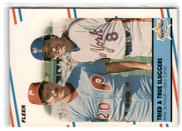 1988 Fleer Mike Schmidt/Gary Carter #636