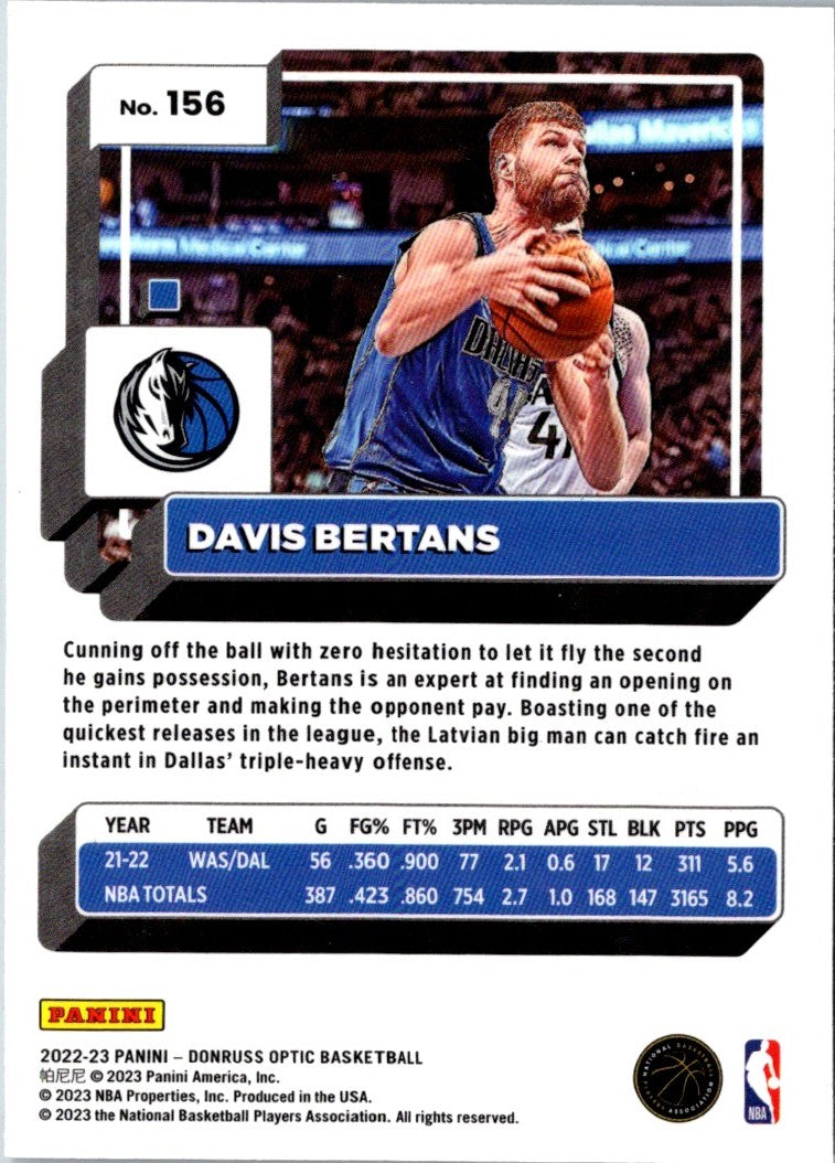 2022 Donruss Optic Davis Bertans