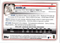 2020 Bowman Ronald AcuÃ±a Jr. #27