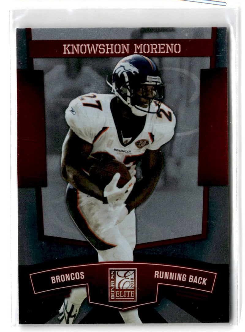 2010 Donruss Elite Knowshon Moreno