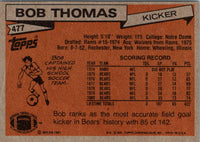 1981 Topps Bob Thomas #477