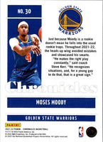 2021 Panini Chronicles Moses Moody #30 Rookie