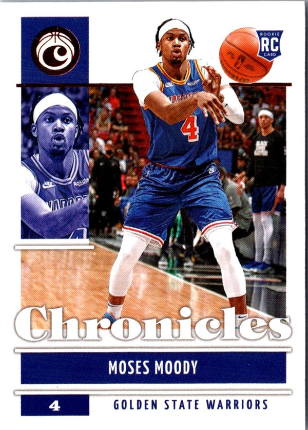 2021 Panini Chronicles Moses Moody #30 Rookie