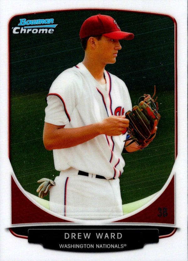 2013 Bowman Draft Picks & Prospects Chrome Drew Ward #BDPP41