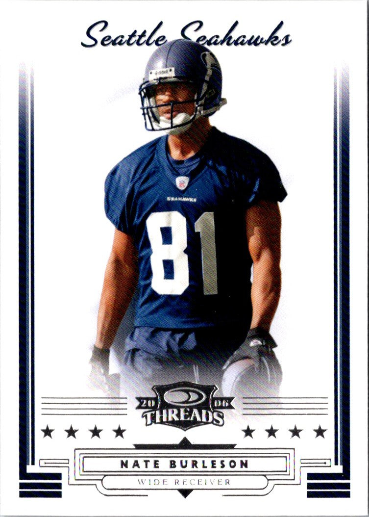 2006 Donruss Threads Nate Burleson