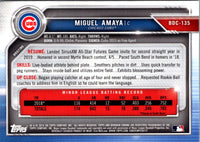 2019 Bowman Draft Chrome Miguel Amaya #BDC-135